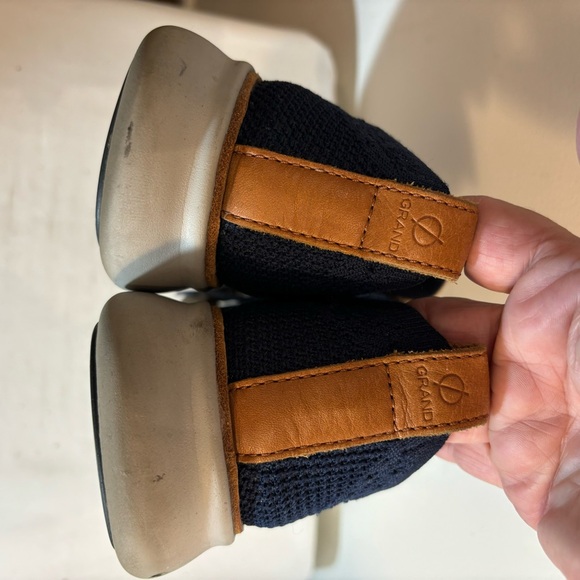 COLE HAAN Sz 7 Oxford Zero Grand Fabric Upper Lace Up Brogues Rubber Soles - Picture 8 of 11